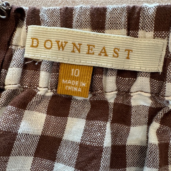 DownEast Linen Blend Wrap Skirt • size 10 - Picture 2 of 7